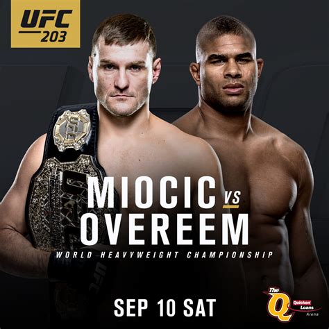 UFC 203 .